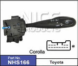 Head Lamp Switch (NO FOG) NHS166 - Nice Products | Universal Auto Spares