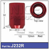Lock Nuts J232R - Nice Products | Universal Auto Spares