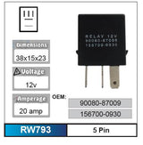 Mini Relay RW793 - Nice Products | Universal Auto Spares