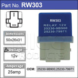 Relay RW303 - Nice Products | Universal Auto Spares