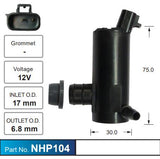 Headlamp Pump NHP104 - Nice Products | Universal Auto Spares
