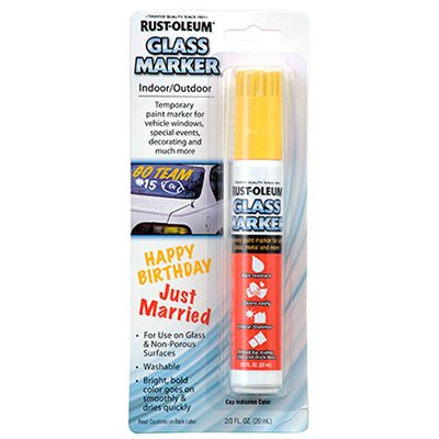 Temporary Glass/ Window Paint Marker - Rust-oleum | Universal Auto Spares