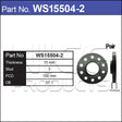 Hub Centric Wheel Spacers WS15504-2 - Nice Products | Universal Auto Spares