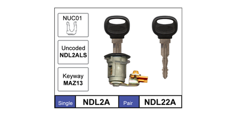 Door Lock NDL2A - Nice Products | Universal Auto Spares