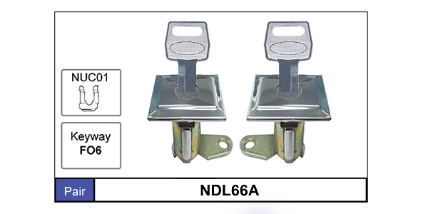 Door Locks Pair NDL66A - Nice Products | Universal Auto Spares