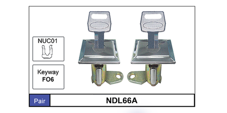 Door Locks Pair NDL66A - Nice Products | Universal Auto Spares
