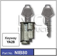Ignition Barrel NIB80 - Nice Products | Universal Auto Spares