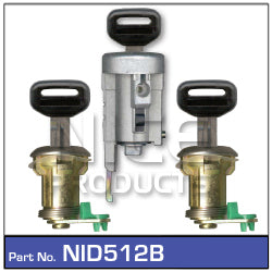 Ignition Barrel & Doors NID512B - Nice Products | Universal Auto Spares