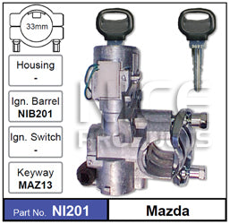Ignition Lock NI201 - Nice Products | Universal Auto Spares