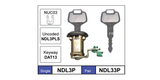 Door Lock NDL3P - Nice Products | Universal Auto Spares