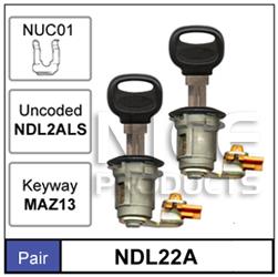 Door Locks Pair NDL22A - Nice Products | Universal Auto Spares
