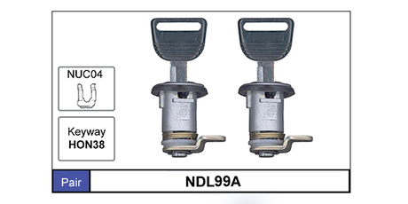 Door Locks Pair NDL99A - Nice Products | Universal Auto Spares