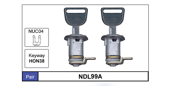 Door Locks Pair NDL99A - Nice Products | Universal Auto Spares