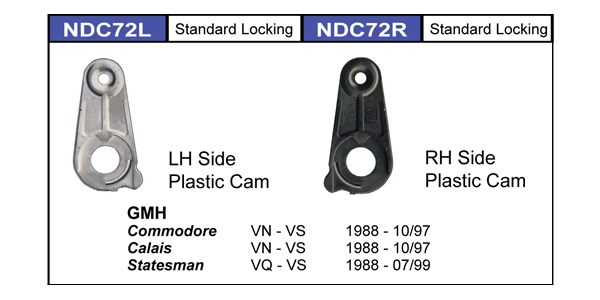 Door Lock Cam NDC72R - Nice Products | Universal Auto Spares