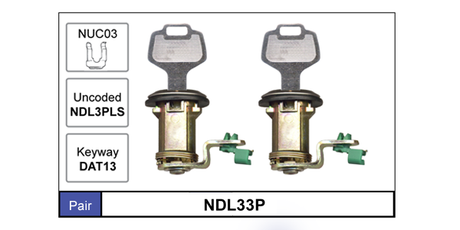 Door Locks Pair NDL33P - Nice Products | Universal Auto Spares