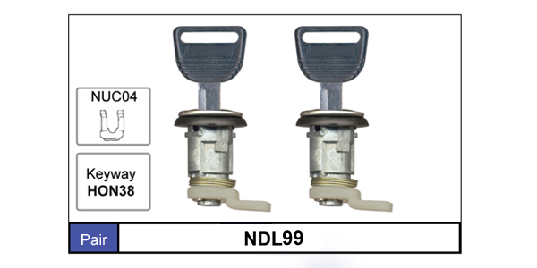 Door Locks Pair NDL99 - Nice Products | Universal Auto Spares