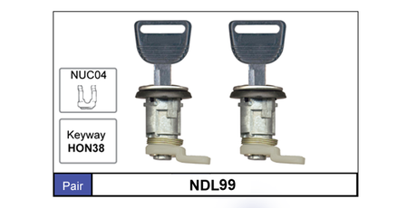 Door Locks Pair NDL99 - Nice Products | Universal Auto Spares