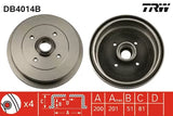 Brake Drum DB4014 - TRW
