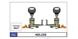 Door Locks Pair NDL22B - Nice Products | Universal Auto Spares