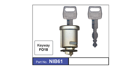 Ignition Barrel NIB61 - Nice Products | Universal Auto Spares