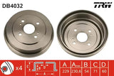 Brake Drum DB4032 - TRW