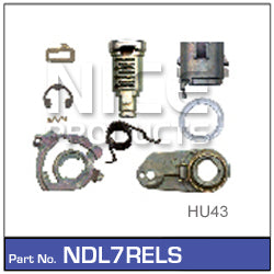 Uncoded Lock NDL7RELS - Nice Products | Universal Auto Spares