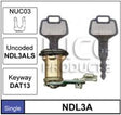 Door Lock NDL3A - Nice Products | Universal Auto Spares