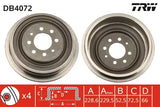 Brake Drum DB4072 - TRW