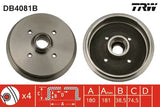 Brake Drum DB4081 - TRW