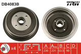 Brake Drum DB4083 - TRW