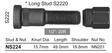 Stud & Nut NS224 - Nice Products | Universal Auto Spares