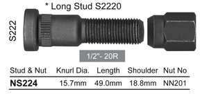 Stud & Nut NS224 - Nice Products | Universal Auto Spares