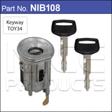 Ignition Barrel NIB108 - Nice Products | Universal Auto Spares