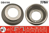 Brake Drum MB1020C - TRW