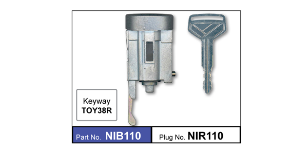Ignition Barrel NIB110 - Nice Products | Universal Auto Spares