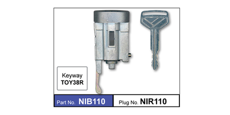 Ignition Barrel NIB110 - Nice Products | Universal Auto Spares