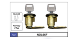 Door Locks Pair NDL66F - Nice Products | Universal Auto Spares