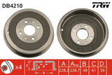 Brake Drum DB4210 - TRW