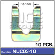 Retainer -U- NUC03-10 - Nice Products | Universal Auto Spares
