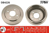 Brake Drum DB4226 - TRW