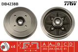 Brake Drum DB4238B - TRW