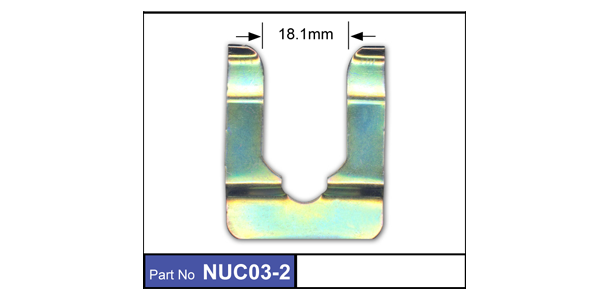 Retainer -U- NUC03-2 - Nice Products | Universal Auto Spares