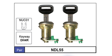 Door Locks Pair NDL55 - Nice Products | Universal Auto Spares