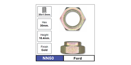 Hub-Nut NN50 - Nice Products | Universal Auto Spares