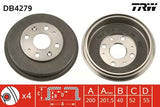 Brake Drum DB4279 - TRW