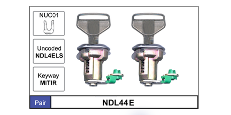 Door Locks Pair NDL44E - Nice Products | Universal Auto Spares