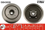 Brake Drum DB4302 - TRW