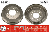Brake Drum DB4322 - TRW