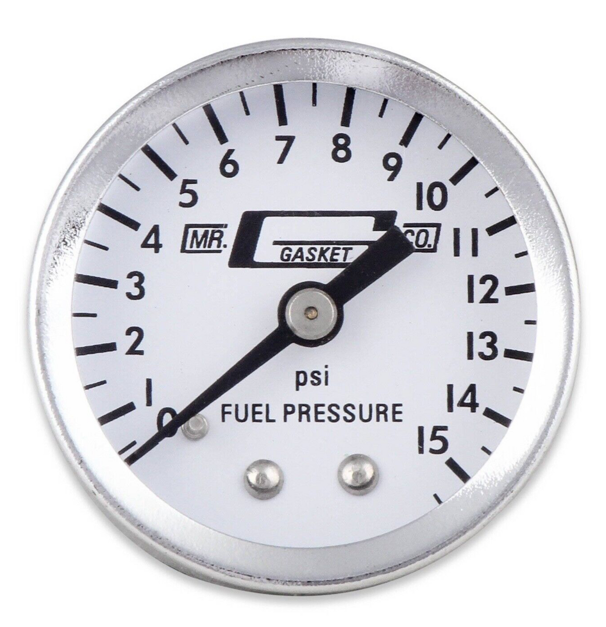 Fuel Pressure Gauge 0 - 15 PSI MRG1561 - Mr Gasket - Gauges - Mr Gasket
