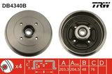 Brake Drum DB4340 - TRW